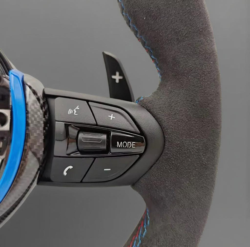 Performance Alcantara Steering Wheel with Carbon Trim – M3 / M5 Platform